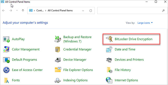 BitLocker Drive Encryption