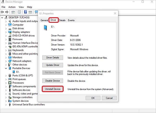Uninstall-Device-Stellar