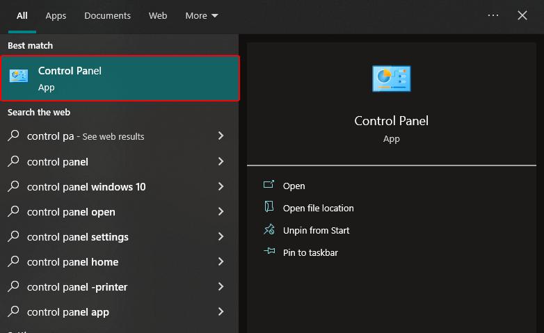type control panel to fix WD My Passport Hard Drive Not Detected