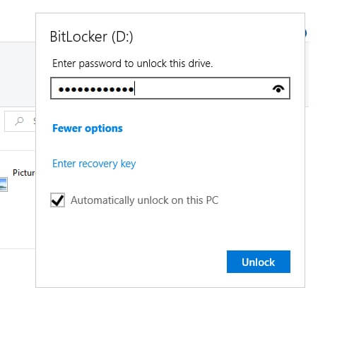 BitLocker-encrypted-external-drive-automatically-unlock